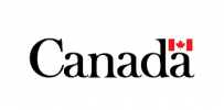 Logo of Canadian government, supporters of Activities in Mississauga, puppet show: Canada written in black with a Canadian flag on top of the last A, theatre tickets coming soon