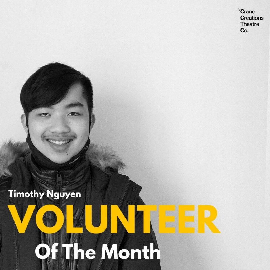 Timothy Nguyen- Volunteer of Month