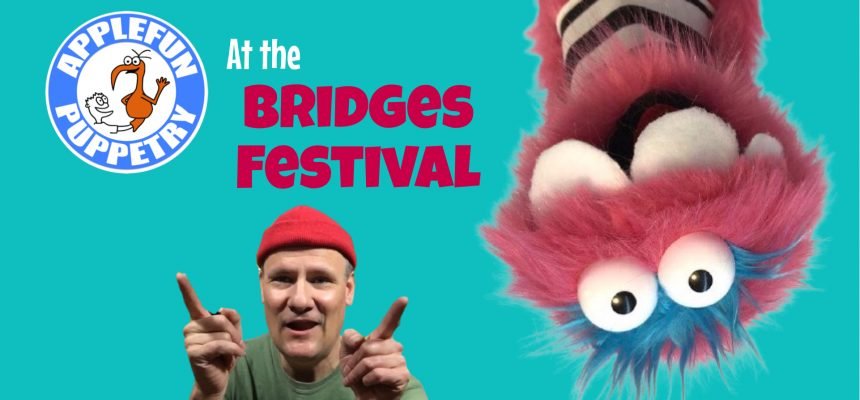 Applefun Puppetry at the Bridges Festival Applefun With Mike - Crane Creations Theatre Company