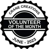 Volunteer Sticker June